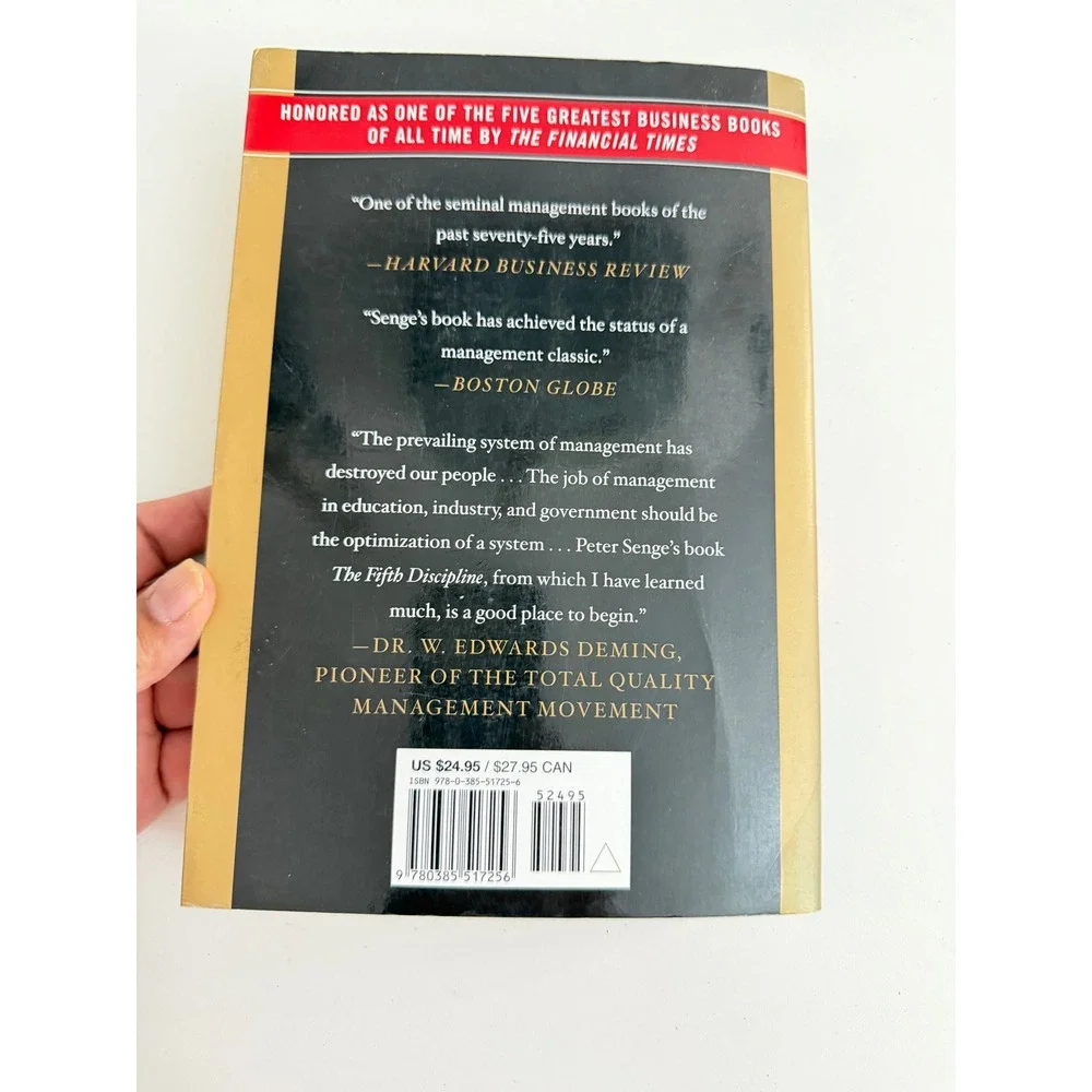 The Fifth Discipline Peter M Senge Art Practice Learning Organization Paperback